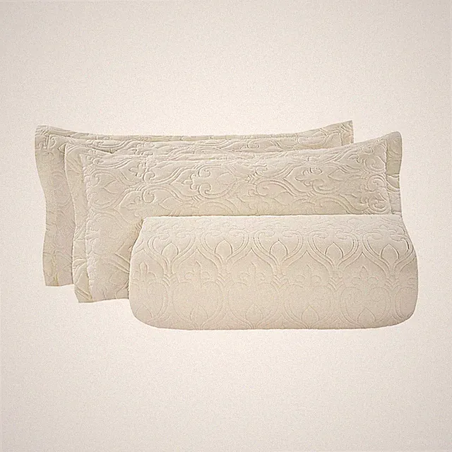 King Size Quilt Set Bedspread 3 Piece All Season Lightweight Coverlet Shams