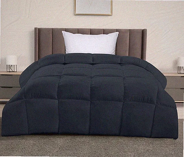 Utopia Bedding All Season Comforter Navy Twin XL Lightweight Box Stitched NEW